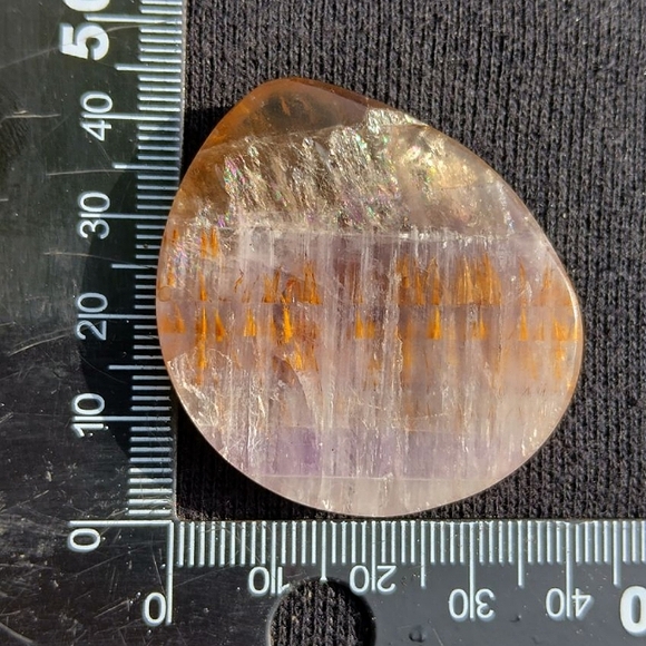 Cacoxinite quartz (super 7) hand crafted crystal - Picture 1 of 3